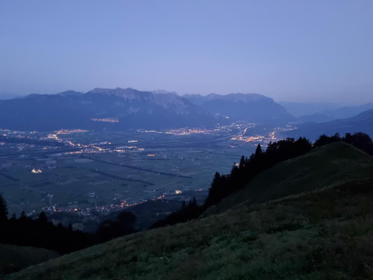 Valea Rinului noaptea