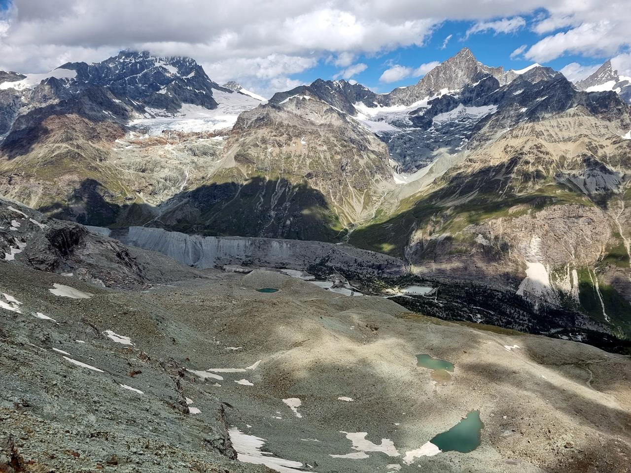 relief glaciar Alpi